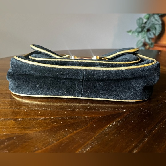 Michael Kors Two Way Black Suede Handbag - Picture 7 of 15